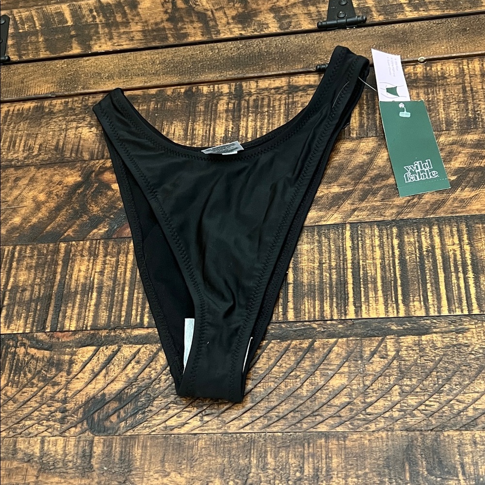 Wild Fable Black bikini Swim Bottom